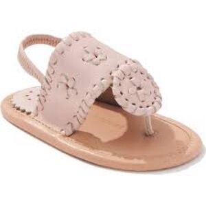Jack Rogers Baby Jacks Sandals 9–12M Blush Pink Leather Infant Sandals NWT